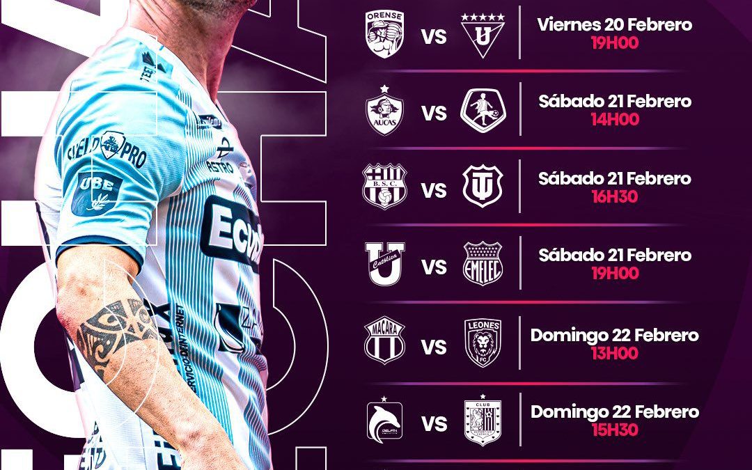 ¡Vuelve la LigaPro! Horarios, partidos y el gran ausente de la Fecha 1